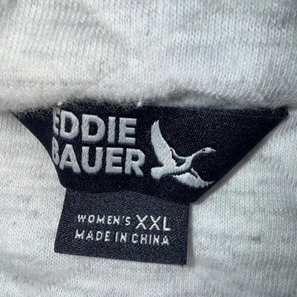 rare vtg eddie bauer quilted quarter zip preppy sporty - Picture 5 of 7